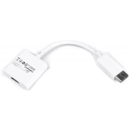 Переходник Cablexpert DisplayPort-HDMI, 0.1, белый (A-DPM-HDMIF-002-W)