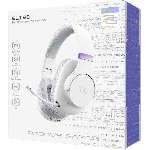 Bluetooth-гарнитура Proove Gaming Bliss (APP) White (GHBLPP010002)