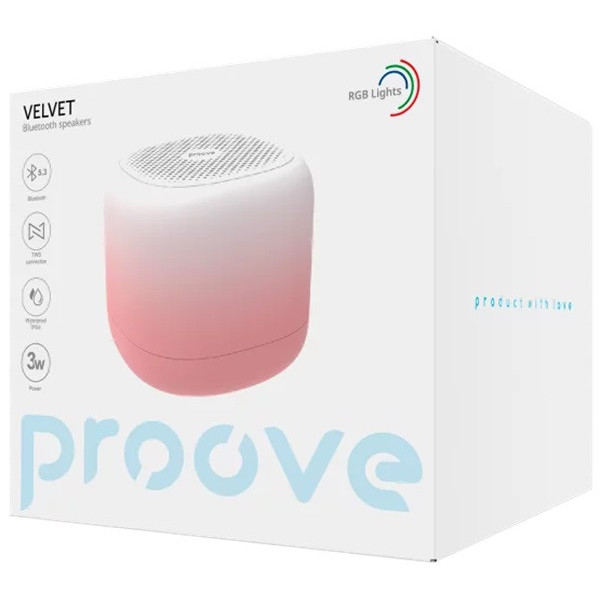 Колонка Proove Velvet 3W Pink (PDVE050010017)