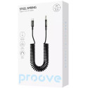 AUX кабель Proove Steel Spring Type-C to 3.5mm 1m Black (ACSS00005201)