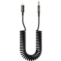 AUX кабель Proove Steel Spring Lightning to 3.5mm 1m Black (ACSS00005101)