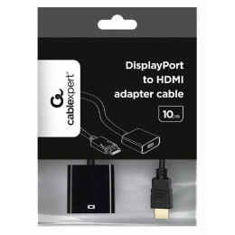 Перехідник Cablexpert mini DisplayPort-HDMI, 0.15м, Чорний (A-mDPM-HDMIF-02) 2