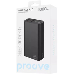Power Bank Proove Hyper Flux Plus 22.5W 20000mAh Black (PBF222120001)
