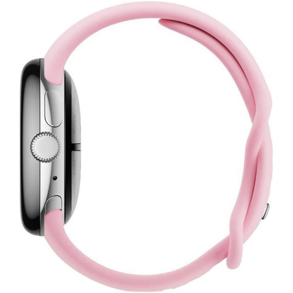 Смарт-часы Google Pixel Watch 3 41mm Wi-Fi Polished Silver Aluminum Case/Rose Quartz Active Band