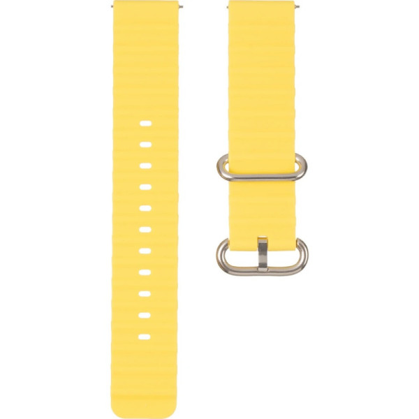 Ремінець Flat marine style 20 mm Yellow