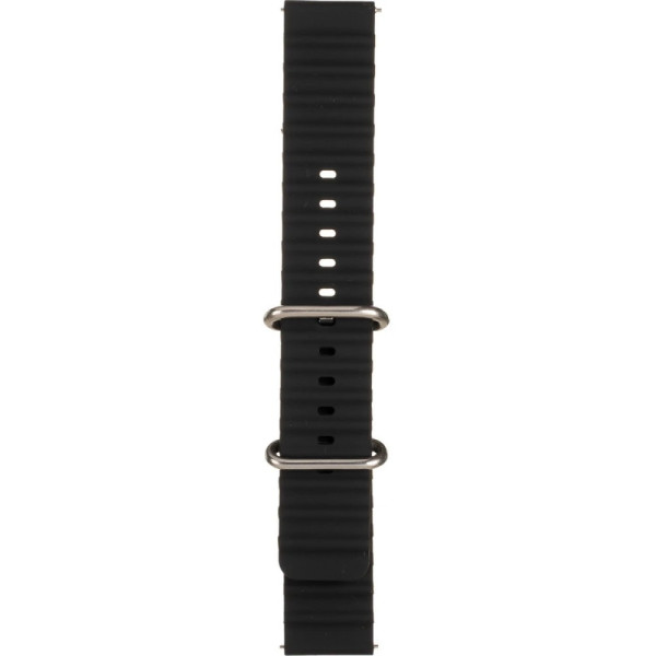 Ремінець Flat marine style 20 mm Black