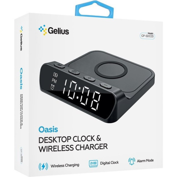 Настольные часы Gelius Oasis GP-SDC03 Black