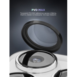 Защитное стекло для камери ArmorStandart Supreme BI для iPhone 16 Pro/16 Pro Max Black (ARM79419)