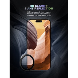Захисне скло для камери ArmorStandart Supreme BI для iPhone 16/16 Plus Black (ARM79425)