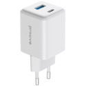 Сетевое зарядное устройство Proove Pocket GaN Plus 45W (Type-C + USB) White (WCPG45110002)