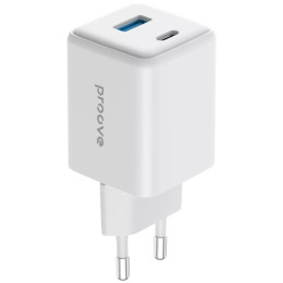 Сетевое зарядное устройство Proove Pocket GaN Plus 45W (Type-C + USB) White (WCPG45110002)