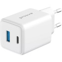 Мережевий зарядний пристрій Proove Pocket GaN Plus 45W (Type-C + USB) White (WCPG45110002)
