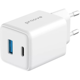 Мережевий зарядний пристрій Proove Pocket GaN Plus 45W (Type-C + USB) White (WCPG45110002) 2