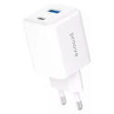 Сетевое зарядное устройство Proove Pocket GaN Plus 45W (Type-C + USB) White (WCPG45110002)