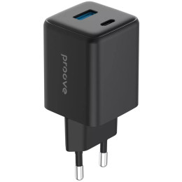 Мережевий зарядний пристрій Proove Pocket GaN Plus 45W (Type-C + USB) Black (WCPG45110001)
