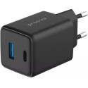 Сетевое зарядное устройство Proove Pocket GaN Plus 45W (Type-C + USB) Black (WCPG45110001)