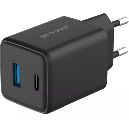 Мережевий зарядний пристрій Proove Pocket GaN Plus 45W (Type-C + USB) Black (WCPG45110001) 2