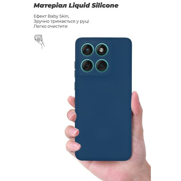 Чохол ArmorStandart ICON Camera Cov для Motorola Edge 60 Fusion 5G Dark Blue (ARM85593)
