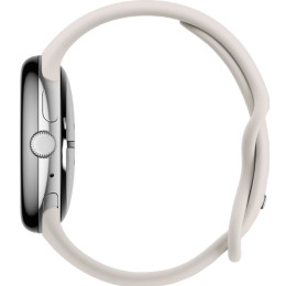 Смарт-часы Google Pixel Watch 3 41mm Wi-Fi Polished Silver Aluminum Case/Porcelain Active Band