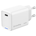 Мережевий зарядний пристрій ColorWay GaN Mini 65W PD Port PPS USB-C White (CW-CHS049PD-WT)