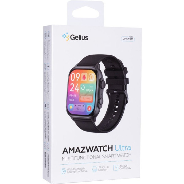 Смарт-часы Gelius Amazwatch Ultra GP-SW011 Black