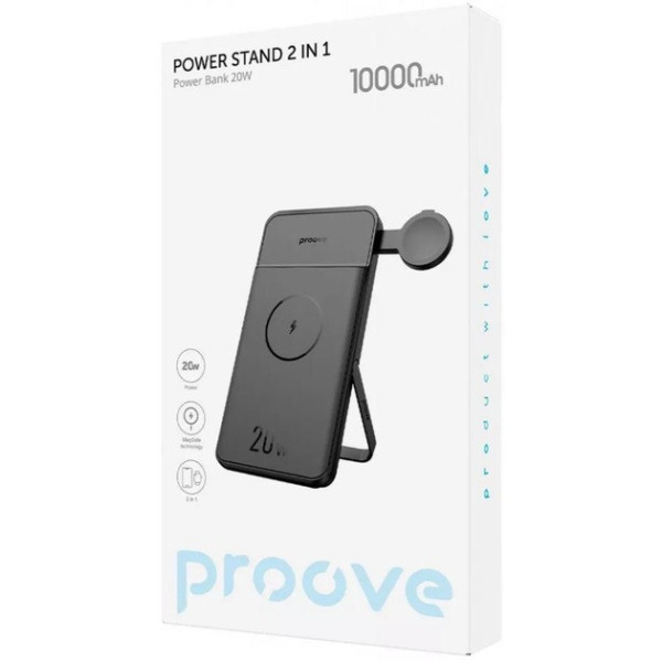 Power Bank Proove Power Stand 2 in 1 20W 10000mAh Black (PBPS20030001)