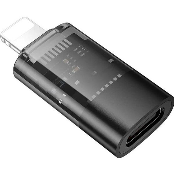 Адаптер Hoco UA36A Lightning to USB Black