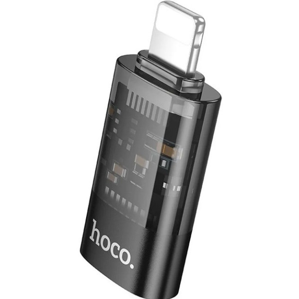 Адаптер Hoco UA36A Lightning to USB Black