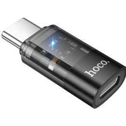 Адаптер Hoco UA36A Lightning to Type-C Black