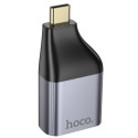 Адаптер Hoco UA34 Type-C to VGA Metal Gray