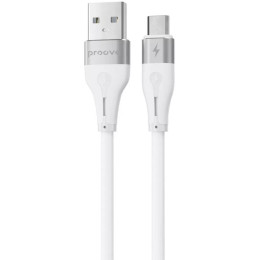 Кабель Proove Soft Silicone USB to Micro 2.4A 1m White (CCSO20001302)