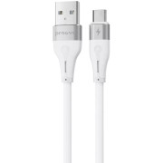 Кабель Proove Soft Silicone USB to Micro 2.4A 1m White (CCSO20001302)