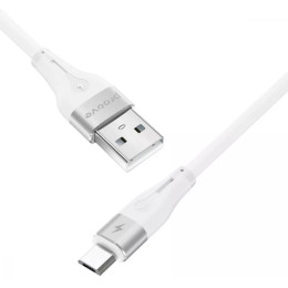 Кабель Proove Soft Silicone USB to Micro 2.4A 1m White (CCSO20001302) 2