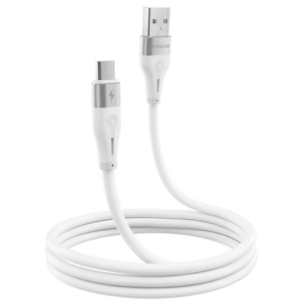 Кабель Proove Soft Silicone USB to Micro 2.4A 1m White (CCSO20001302)