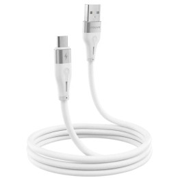 Кабель Proove Soft Silicone USB to Micro 2.4A 1m White (CCSO20001302)