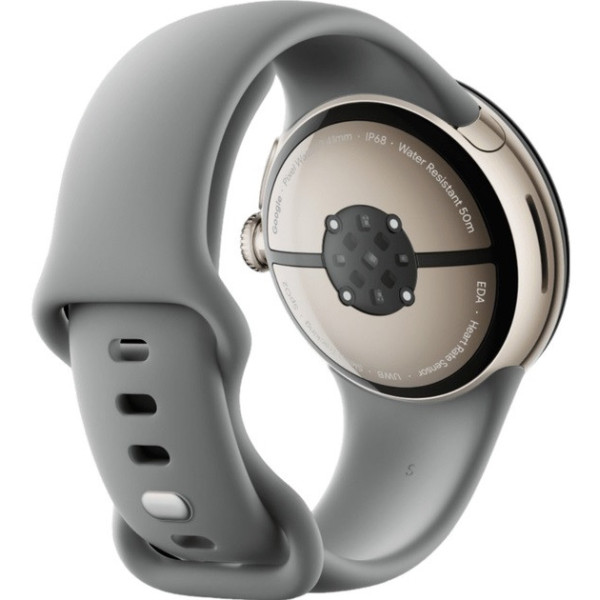 Смарт-часы Google Pixel Watch 3 41mm Wi-Fi Champagne Gold Aluminum Case/Hazel Active Band