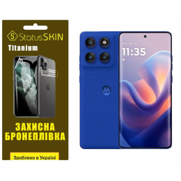 Поліуретанова плівка StatusSKIN Titanium для Motorola Edge 60 Pro Глянцева