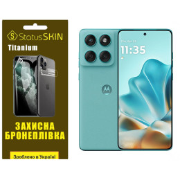 Поліуретанова плівка StatusSKIN Titanium для Motorola Edge 60 Fusion Глянцева