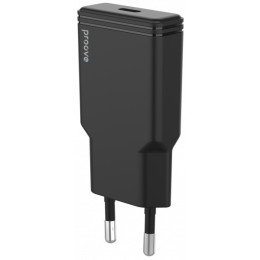 Сетевое зарядное устройство Proove Slender 20W Type-C Black (WCSS20010001)