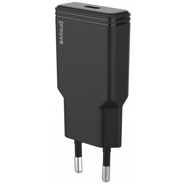 Сетевое зарядное устройство Proove Slender 20W Type-C Black (WCSS20010001)