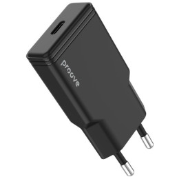 Мережевий зарядний пристрій Proove Slender 20W Type-C Black (WCSS20010001)