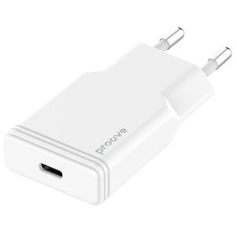 Мережевий зарядний пристрій Proove Slender 20W Type-C White (WCSS20010002)