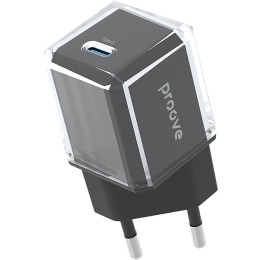 Мережевий зарядний пристрій Proove Pure GaN 30W Type-C Black (WCPU30012201)
