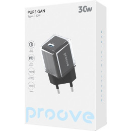 Мережевий зарядний пристрій Proove Pure GaN 30W Type-C Black (WCPU30012201) 2