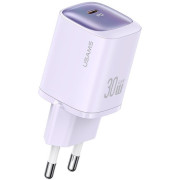 Сетевое зарядное устройство Usams US-CC251 single USB-C PD3.0 30W 3A Purple
