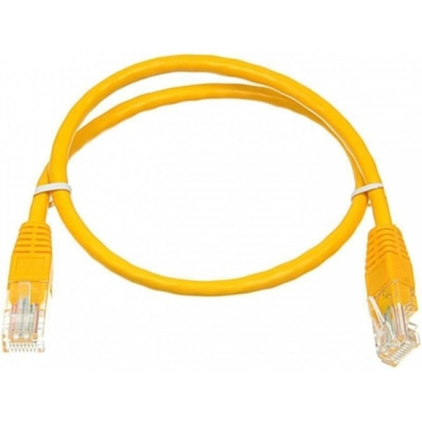 Патч-корд RJ45 UTP Cat.6 мідь 1.8м Жовтий