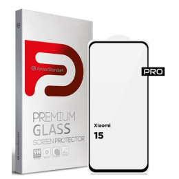 Захисне скло ArmorStandart Pro для Xiaomi 15 Black (ARM82376)
