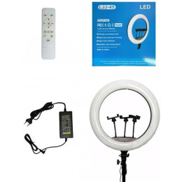 Лампа Кільцева LED 45 cm 18" 256 Lights Touch Switch Adapter LJJ-45 2