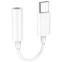 Адаптер Hoco LS35 Fresh Digital Type-C to 3.5 mm audio converter White