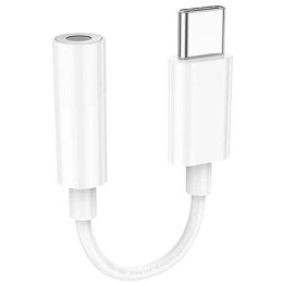 Адаптер Hoco LS35 Fresh Digital Type-C to 3.5 mm audio converter White